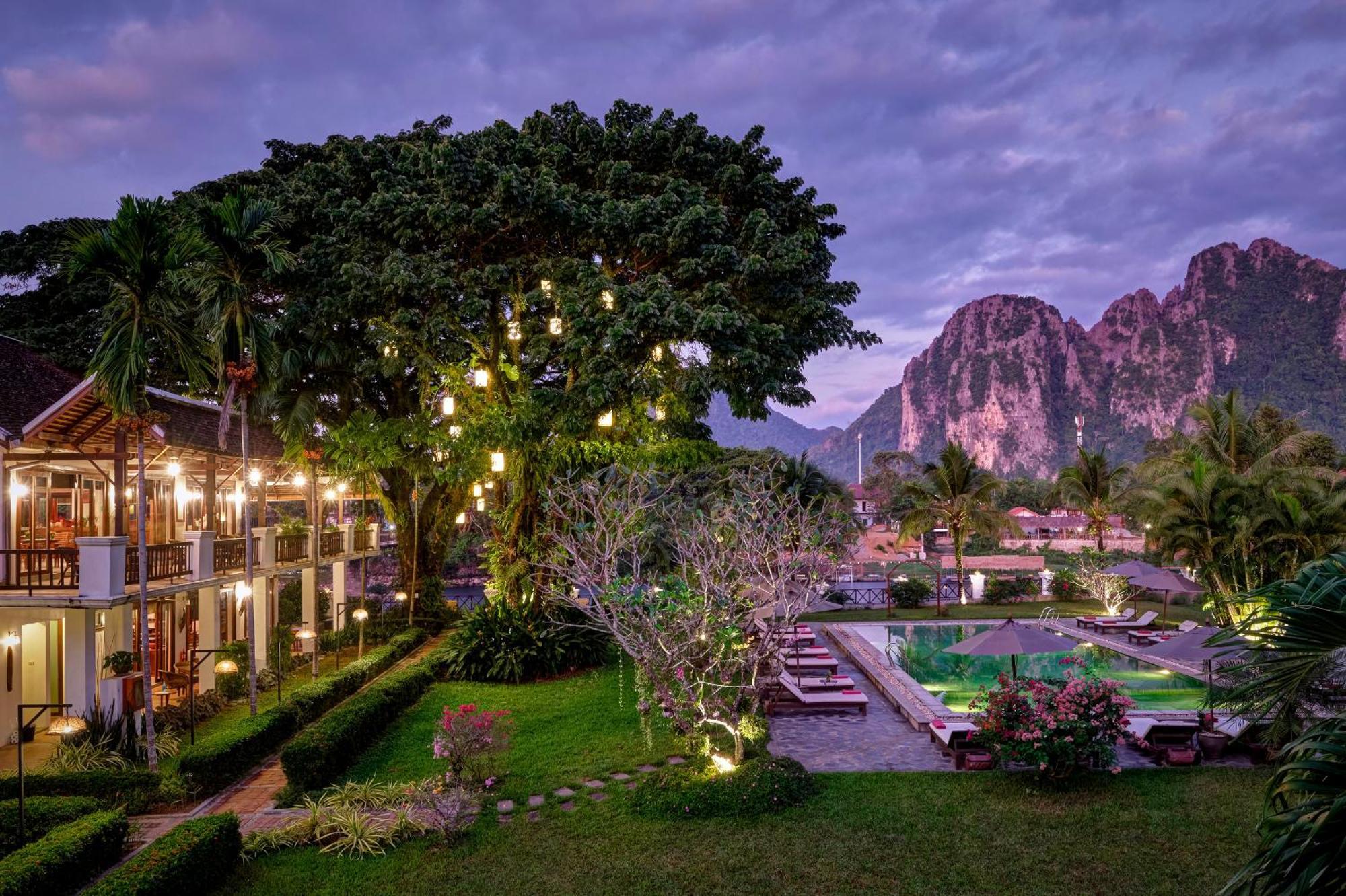 Riverside Boutique Resort, Vang Vieng Exterior photo